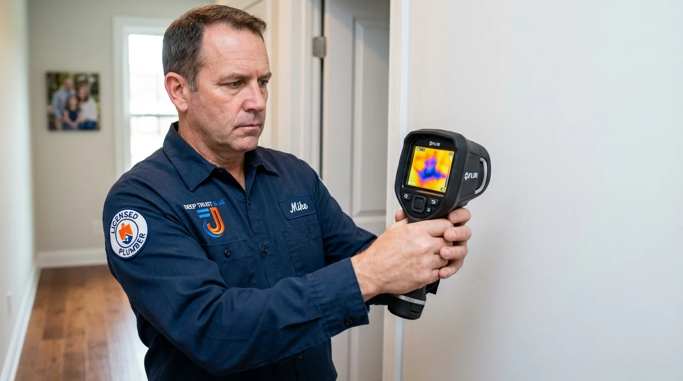 Thermal imaging leak detection by Johns Plumbing LLC in Sturgeon